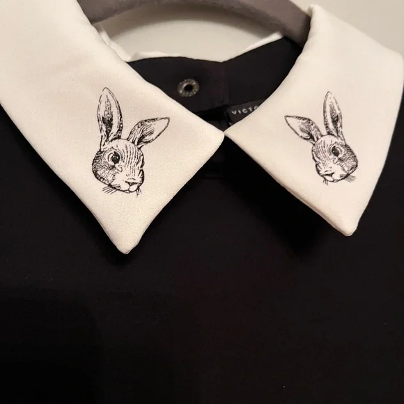 Victoria Beckham for Target Black Dress with White Accents - Picture 2 of 4